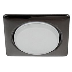 KL71 BK /1 (к) Светильник ЭРА под лампу Gx53 квадр.,220V, 13W,черный металл