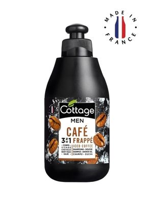 COTTAGE Мужской Шампунь для волос и ГЕЛЬ для душа ХОЛОДНЫЙ КОФЕ / Shampoo-Shower Gel Iced Coffee 250мл