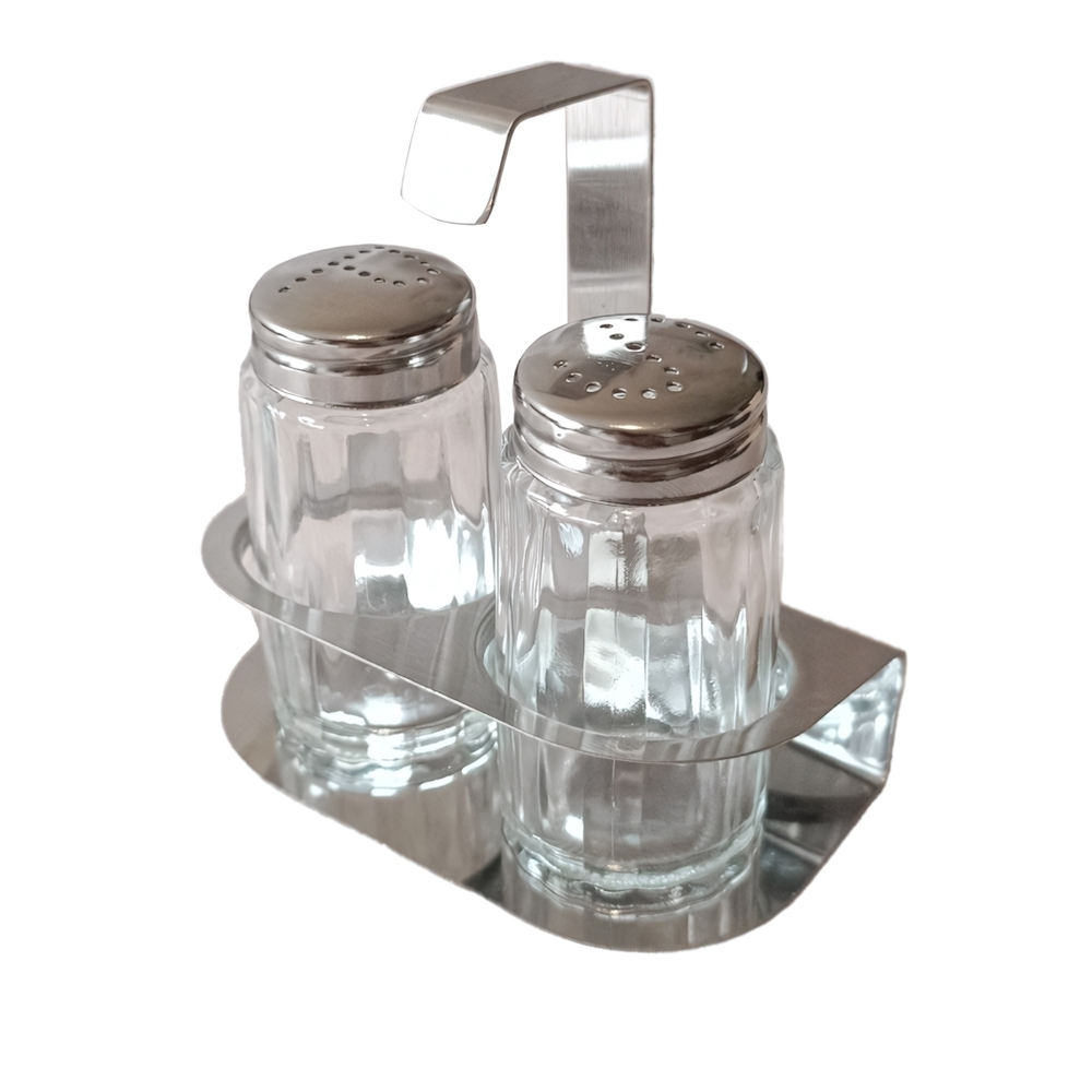Набор для специй 3 предмета (подставка, емкости для соли и для перца)