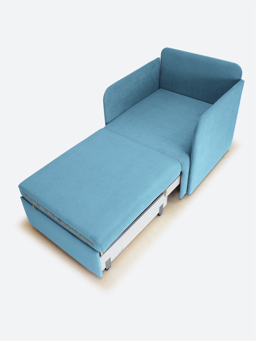 Кресло-кровать "Миник" с подлокотниками, купон Котенок в клубках