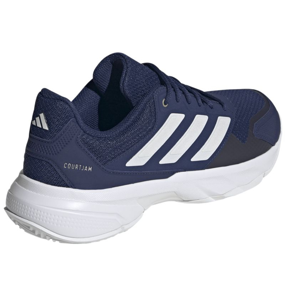 Мужские кроссовки теннисные Adidas CourtJam Control 3 M - dark blue/zero metalic/cloud white