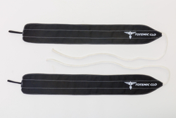 Кистевые бинты Totemic Clo неэластичные шнурковые, 8*56см, белые