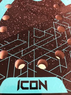 Ракетка для пляжного тенниса Icon синяя Head с дополнительным нанесением «Rotor»