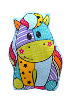 Мягка игрушка - подушка символ года лошадка "Элли" h 36 см