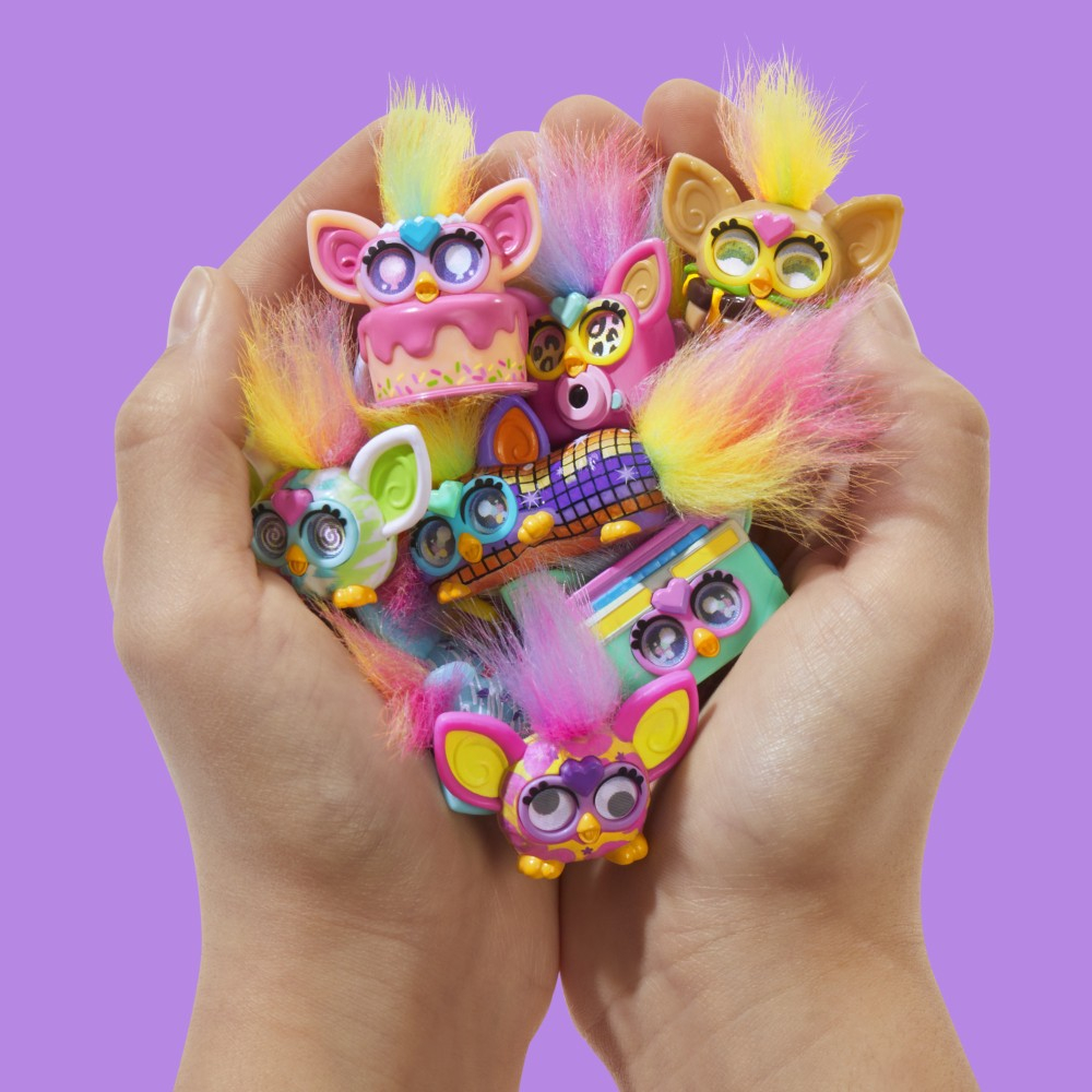 Hasbro FURBY Minis - 12-ПАК маленьких фигурок Вечеринка и еда Серия 1 G1951