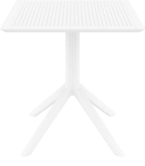Стол пластиковый Sky 70х70 белый