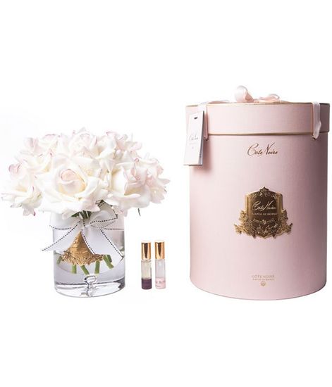 Большой букет роз бледно-розовый, Cote Noire