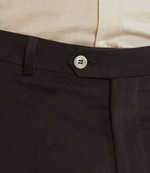 Брюки denz turn up Oscar Jacobson - каштановый(53905771)