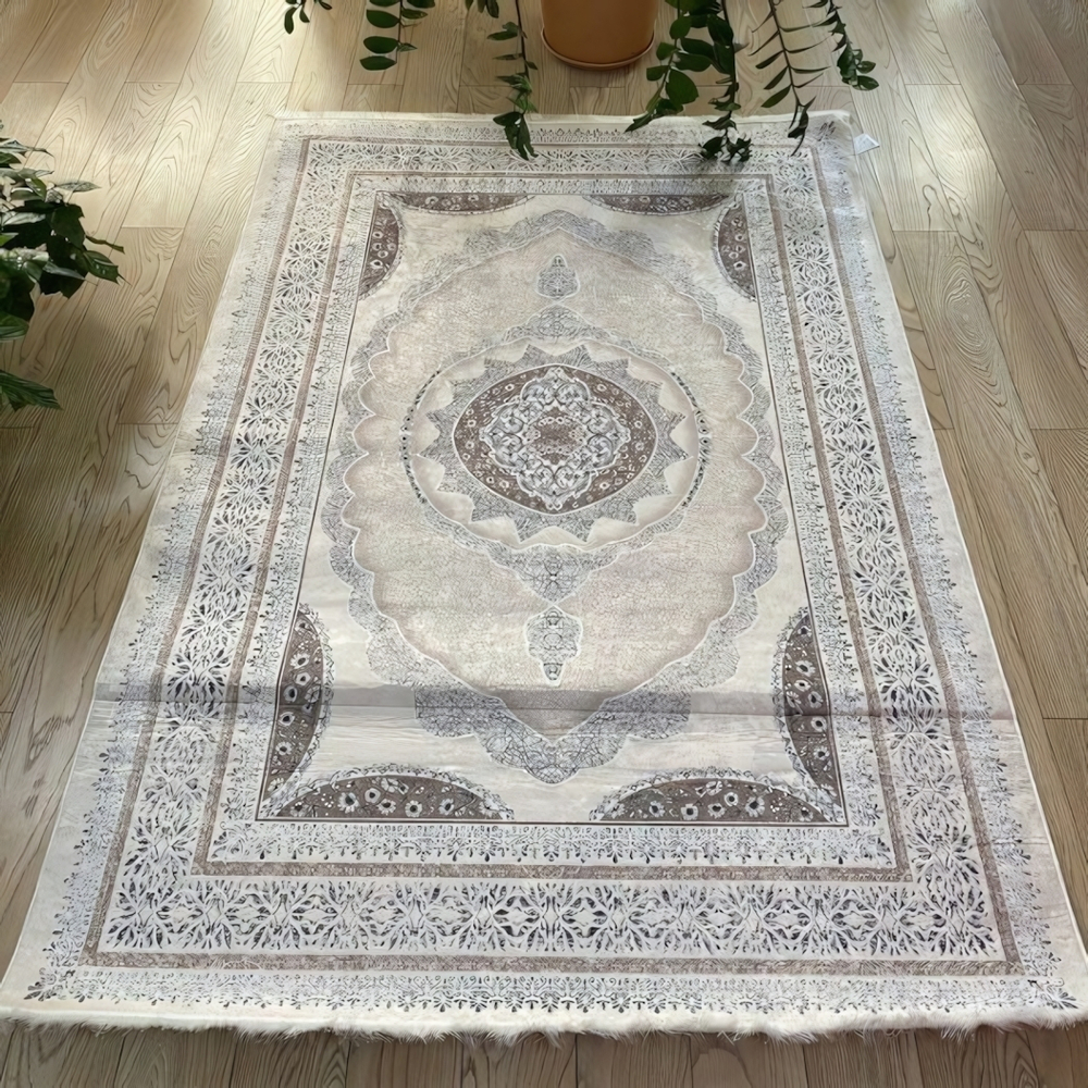 Коврик комнатный с бахромой на резиновой подложке ZALEL 80*150 BM-018