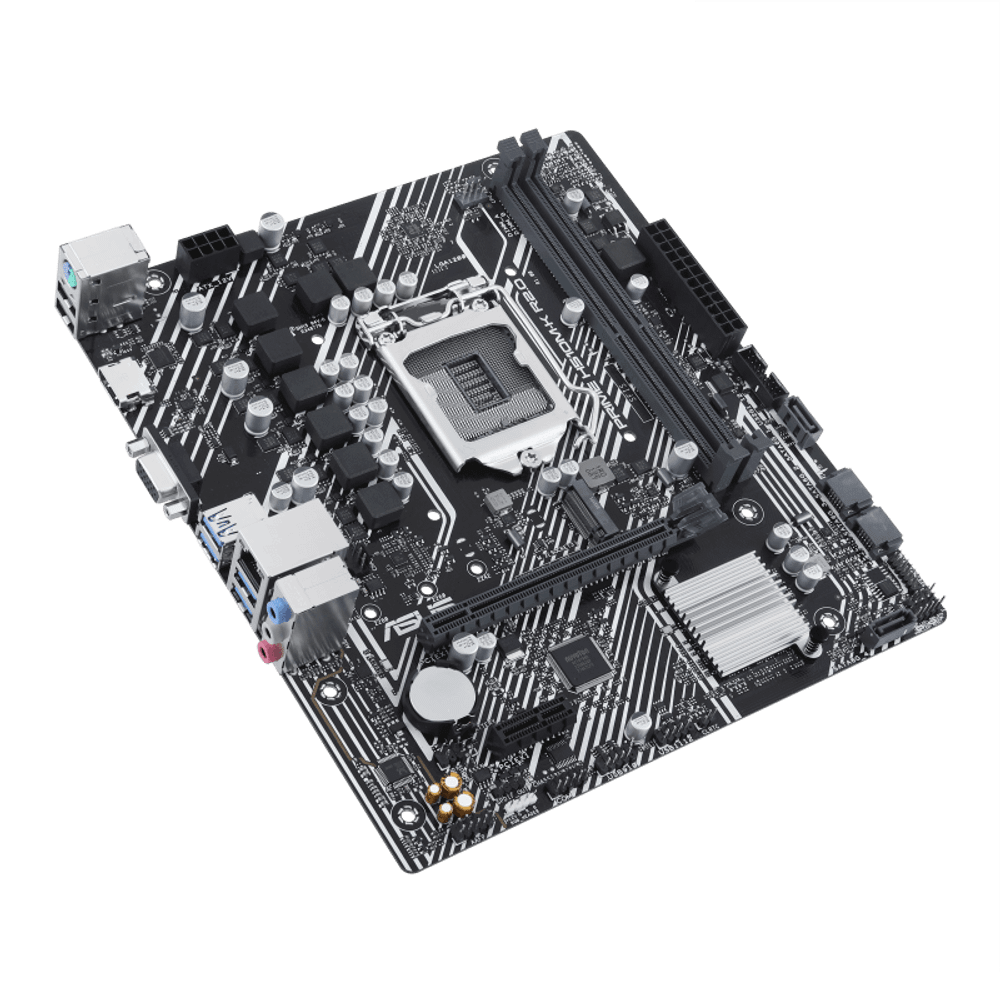 Материнская плата ASUS PRIME H510M-K R2.0 LGA1200 2xDDR4 4xSATA3 1xM.2 D-Sub HDMI mATX