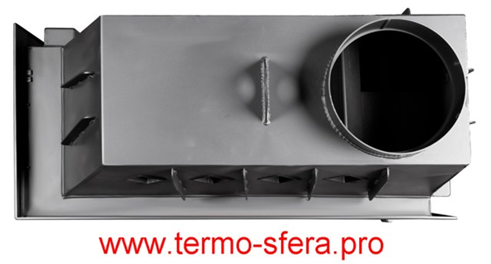 Каминная топка Экокамин Альфа 1000 L два стекла левая