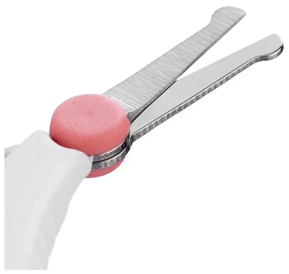 Маникюрные ножницы для новорожденных ROXY-KIDS (коралловый) Арт.RPS-002-С