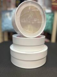 Коробка Эко-шайба с окном 18*6