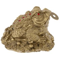 GAEM Фигурка декоративная "Лягушка денежная", L9 W8,5 H6,5 см