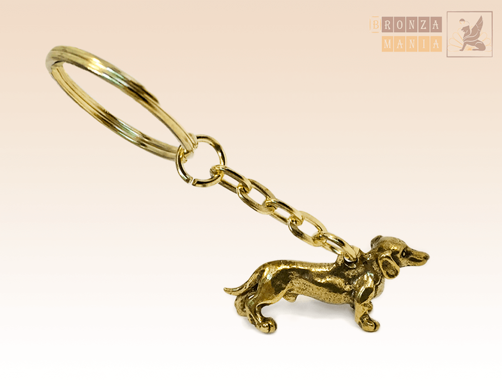 брелок Собака Такса длинная