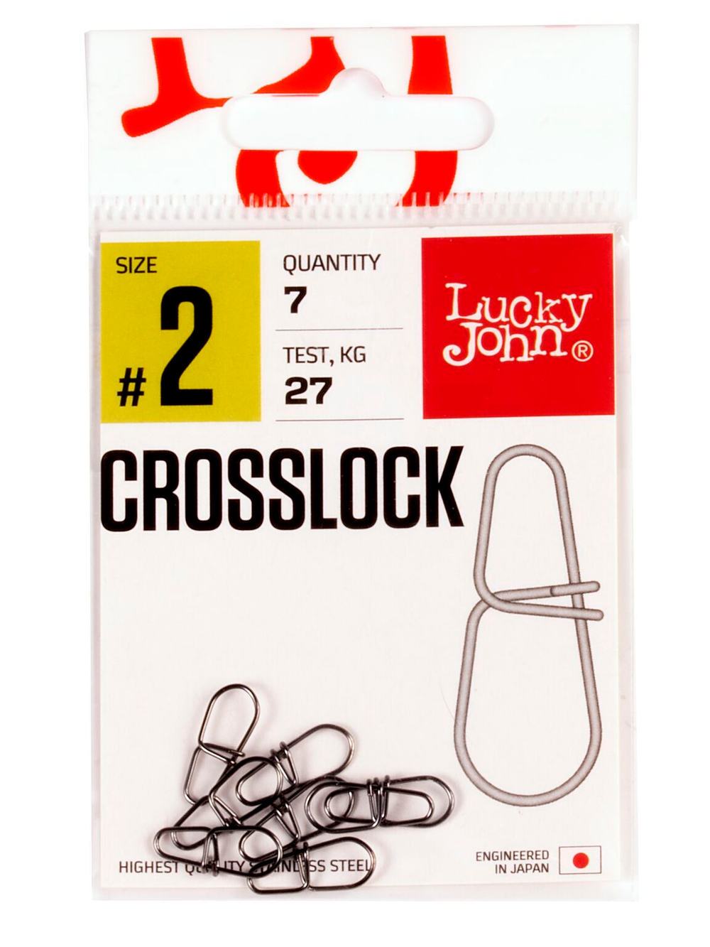 Застежки LJ Pro Series CROSSLOCK №002, 27кг, 7шт.