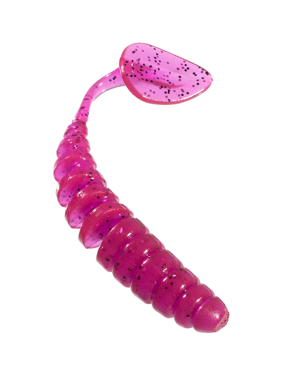 Приманка ZUB-SHAD  90мм(3,5")-5шт, (цвет 130) маджента с блестками