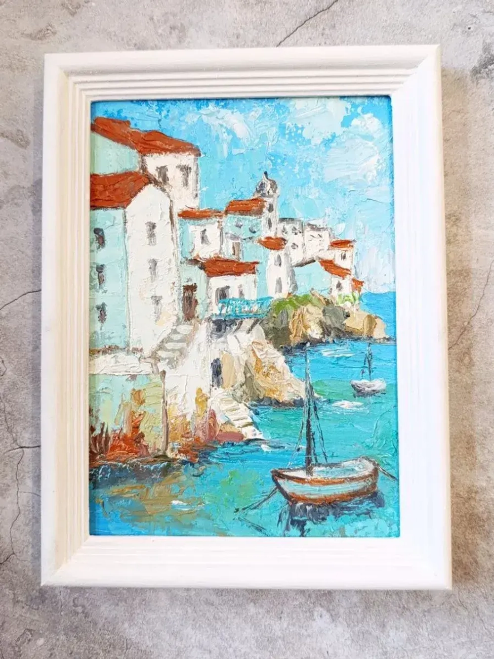 Картина маслом на стену в раме