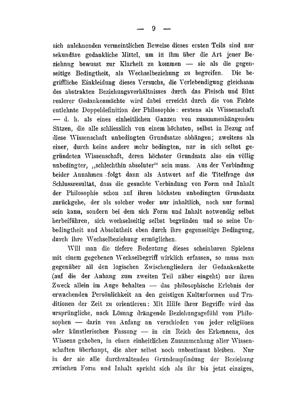 Der Ausgangspunkt der Metaphysik Schellings | Manfred Schröter