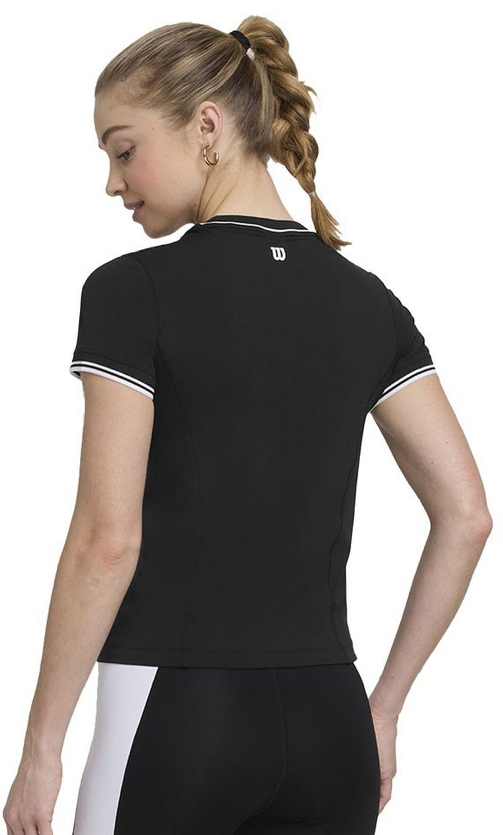 Женская теннисная футболка Wilson Team Seamless - black