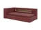 Диван-кровать Cube c нишей L (бордовый FiberGuard)