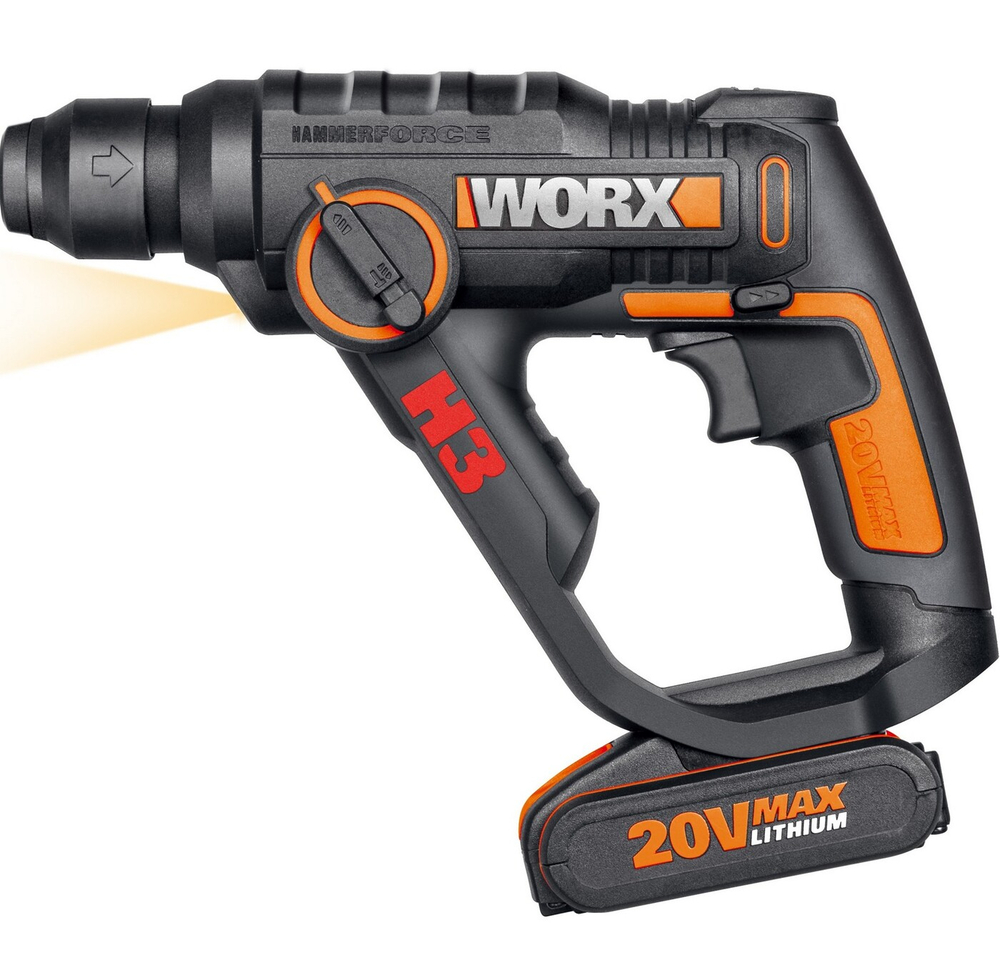 Перфоратор аккумуляторный WORX WX390.9