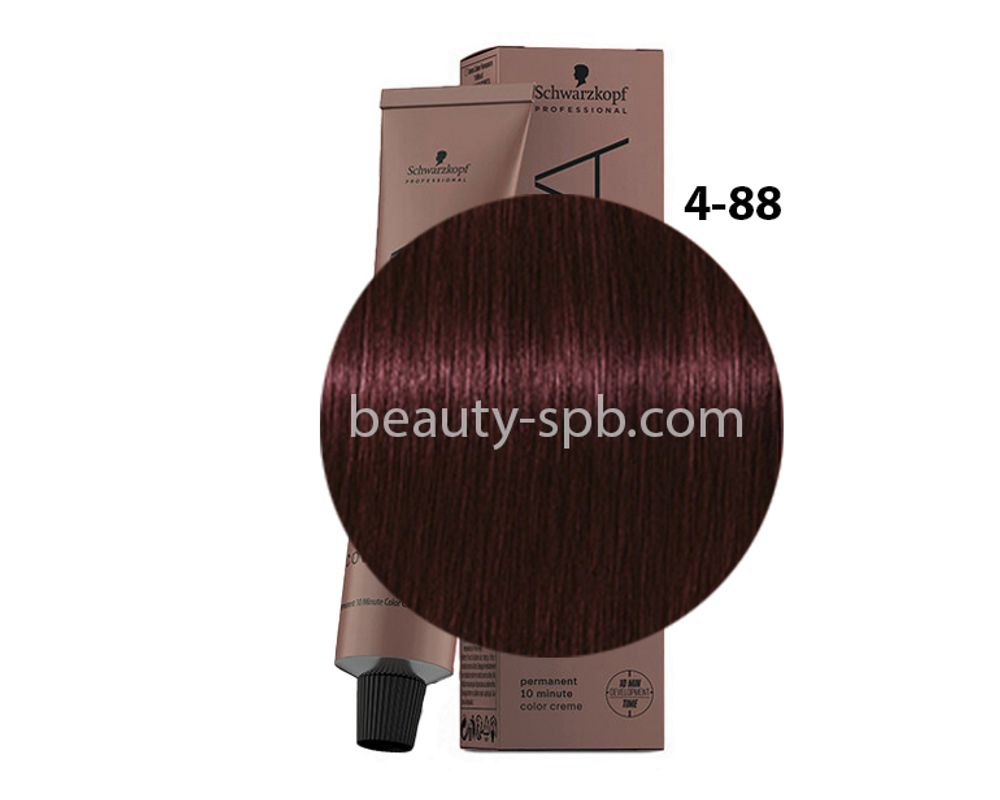 Schwarzkopf Professional краска IGORA Color10 4-88 Средне-коричневый красный экстра 60 мл