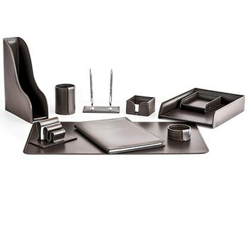 Настольный набор из кожи Cuoietto серии Business из 10 предметов (NBCCh10.6)