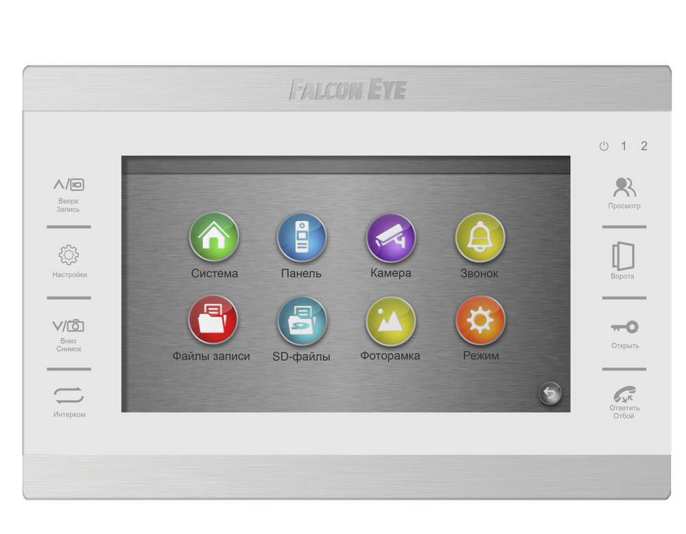 FE-70 ATLAS HD (White) Монитор видеодомофона формата AHD, 1080P: дисплей 7" TFT
