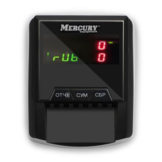 Детектор банкнот Mercury D-20A FLASH PRO LED с АКБ