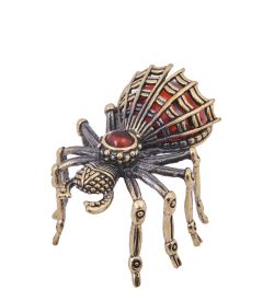 Народные промыслы AM-4205 Фигурка «Паук Невеста» (латунь, янтарь)