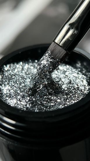 GLAM Silver art gel 5 ml Navi
