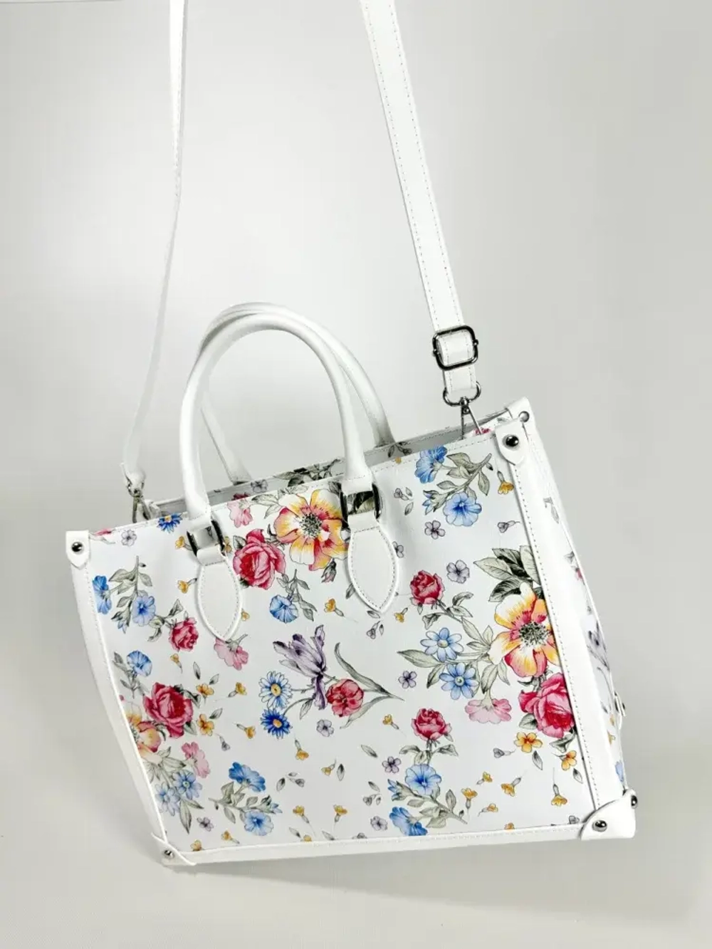 Женская сумка из натуральной кожи Fiore Estate Bianca