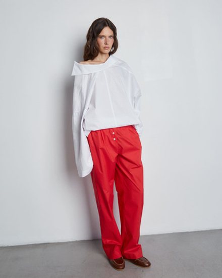 Рубашка из хлопка Макс Мара белый