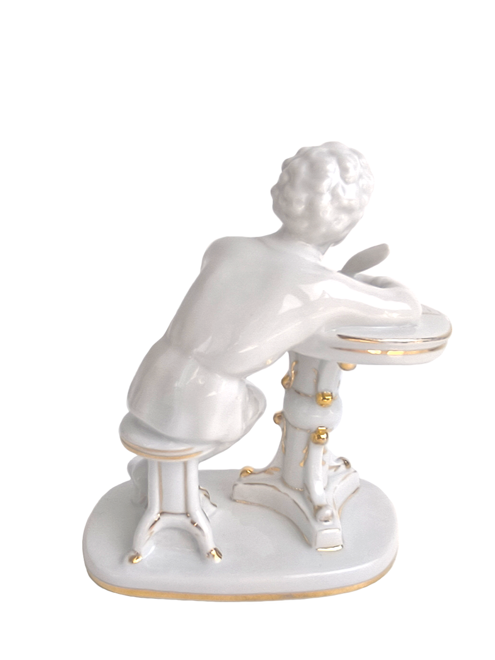 Фарфоровая статуэтка "Юный Пушкин" ЛФЗ