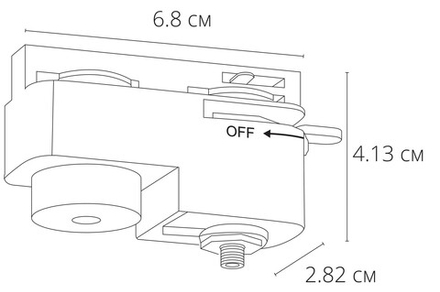 Коннектор питания Arte Lamp TRACK ACCESSORIES