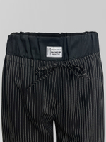 Костюм Soda brand однотонный в полоску из пиджака с капюшоном и брюк-палаццо на резинке