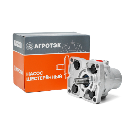 Насос шестерённый, правый, 4-х шлицевой вал (ан. НШ-10У-3 Пр, GP 2BM 10R-A101A)