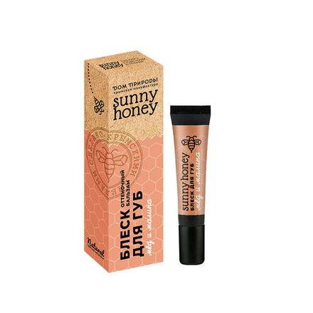 Sunny Honey Оттеночный бальзам для губ "Мёд и малина"