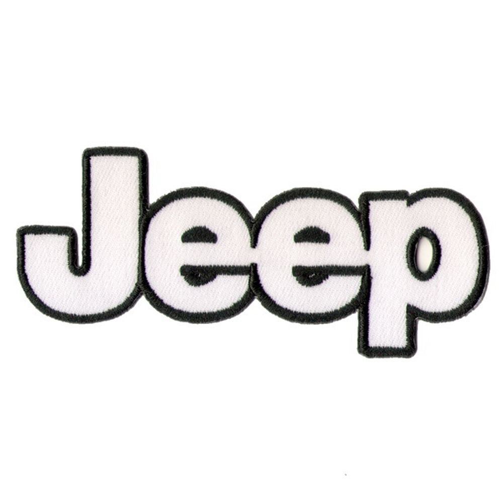 Нашивка Jeep белая