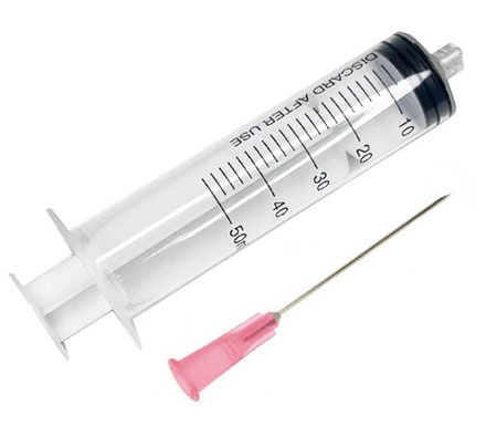 Шприц  одноразовый  3-х компонентный с приложенной иглой Luer LOCK Huaian City 1уп/15шт (за1шт)