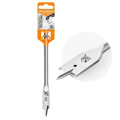 Сверло по дереву перовое 10 х152мм "Rennbohr"