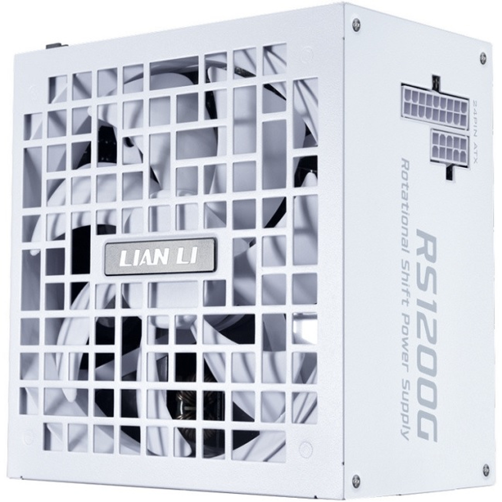 Блок питания Lian Li 1200W RS1200G White, модульный, 16 Pin PCIe 5.1, 80 PLUS Gold (G9P.RS1200G.WH00.RU)