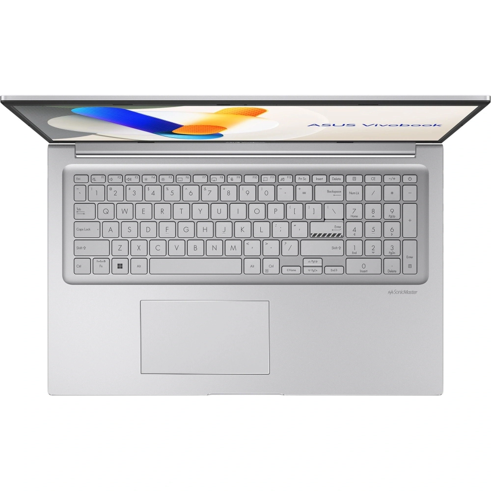Ноутбук Asus Vivobook X1704VA-AU1107 17.3" (Intel Core 7 150U, 16GB, 1TB SSD, NoOS) Cool Silver