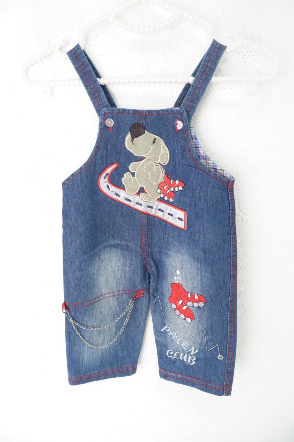 Комбинезон джинсовый на 9/12 месяцев