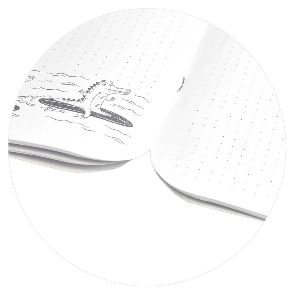 Тетрадь А5 40л в точку "Зайка и сладкая вата" (Феникс+)