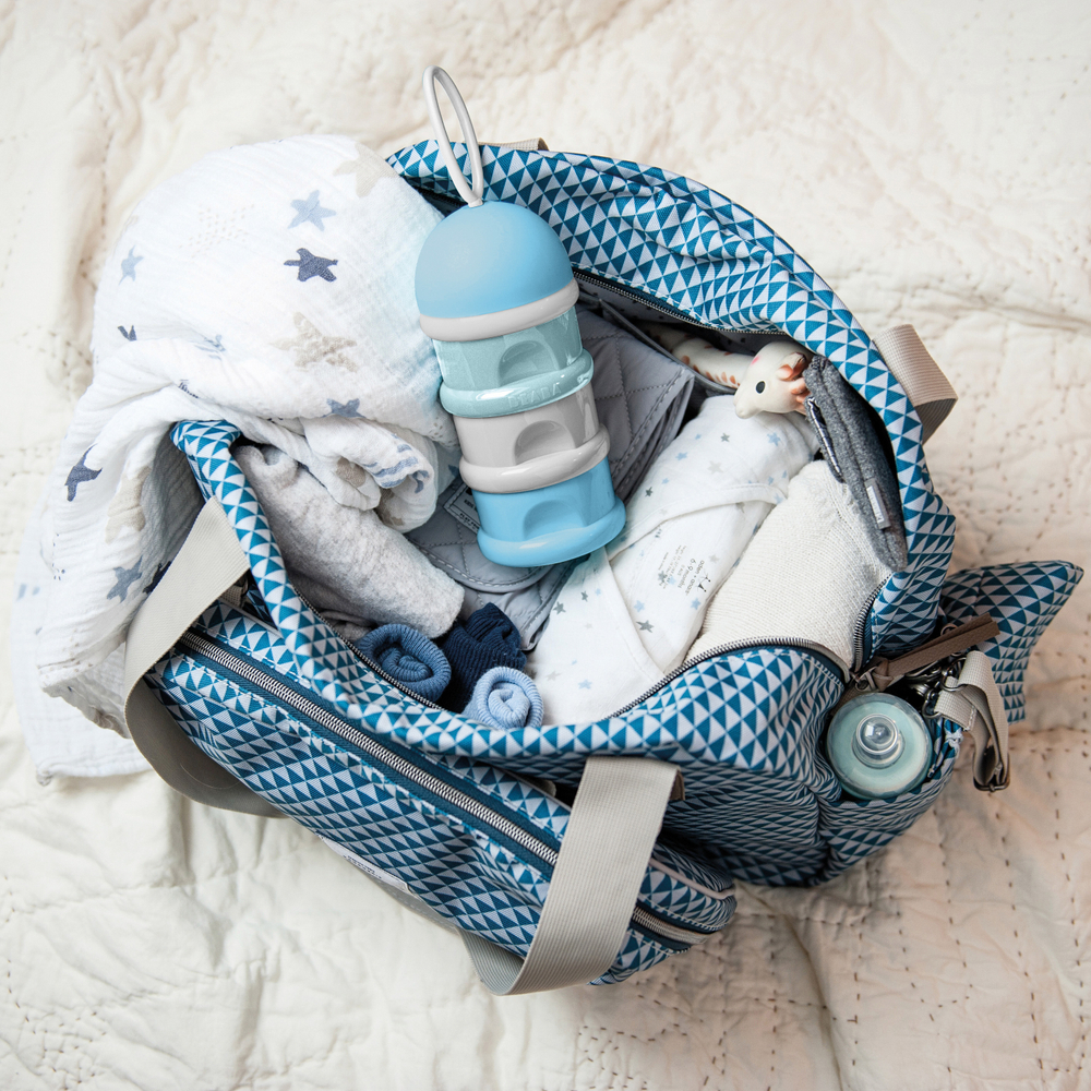 Контейнер для сухой смеси BEABA голубой