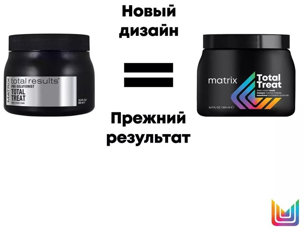 Matrix Total Results Pro Solutionist Total Treat Крем-маска для экспресс-восстановления волос, 500 мл, банка