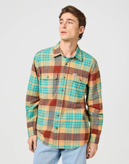 Рубашка мужская WRANGLER LS UTILITY SHIRT