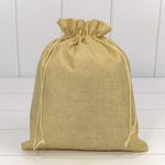 Мешочек 26х32см Лен искусственный (Песочный)